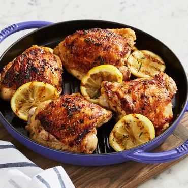 Tuscan Rosemary Chicken Under a Brick