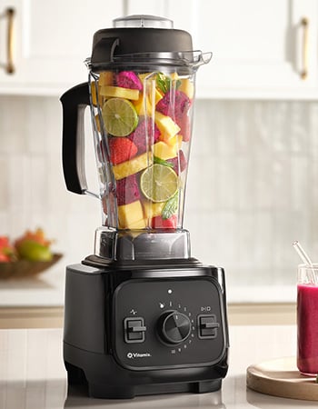 Vitamix blender making a smoothie