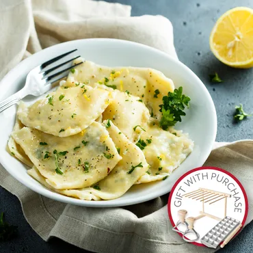 Pumpkin Ravioli Al Forno