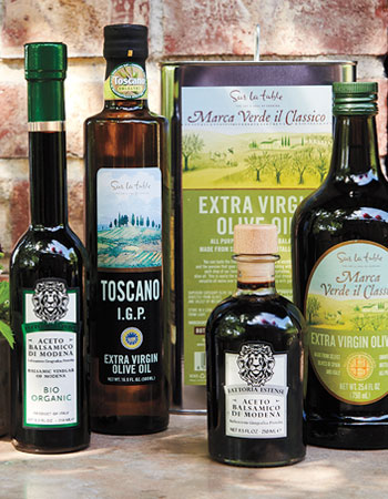 Olive oil and balsamic vinegar