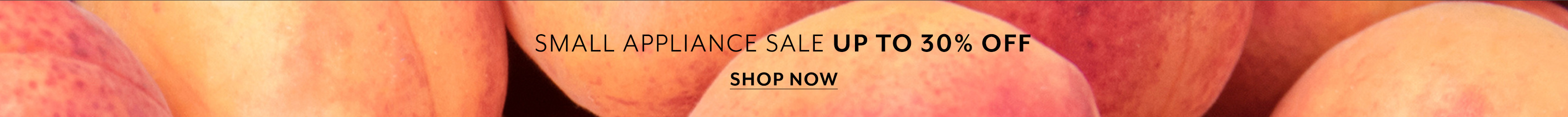 Small Appliance Sale up to 30% off. Shop now.