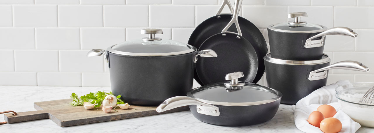Scanpan Pro S+ nonstick cookware set