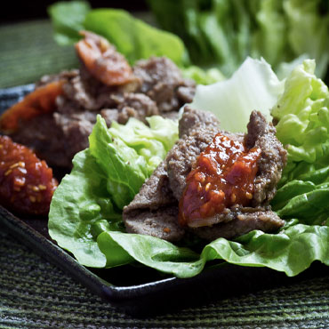 Grilled Bulgogi Beef Lettuce Wraps