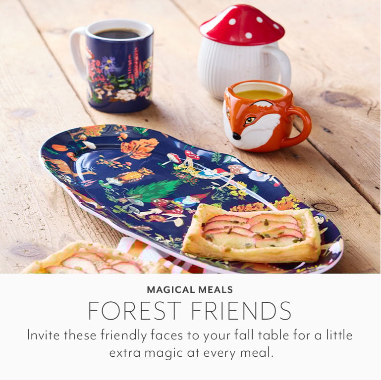 Magical Meals Forest Friends. Invite these friendly faces to your fall table for a little extra magic at every meal.
