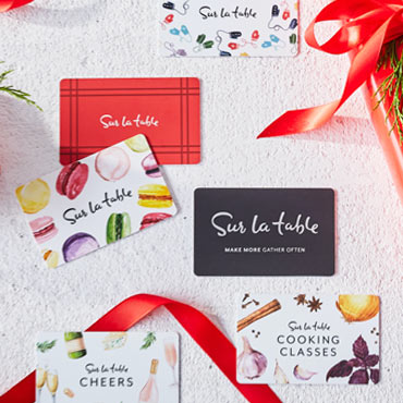 Sur La Table holiday gift cards