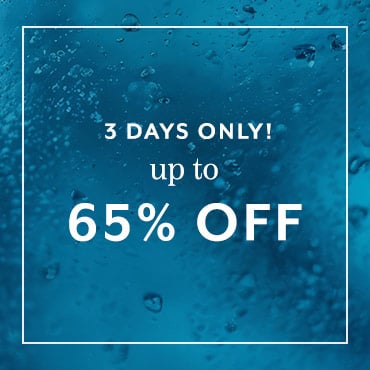 3 days only flash sale up to 65% off