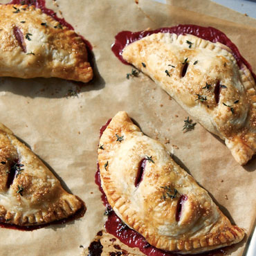 Berry Hand Pies on baking sheet