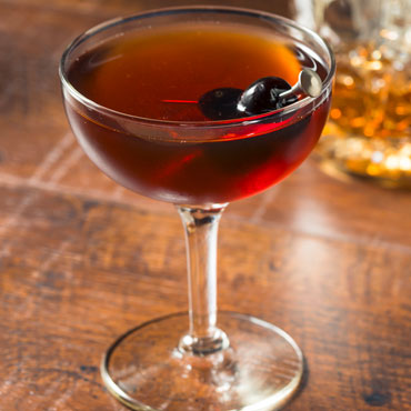 Manhattan in coupe glass