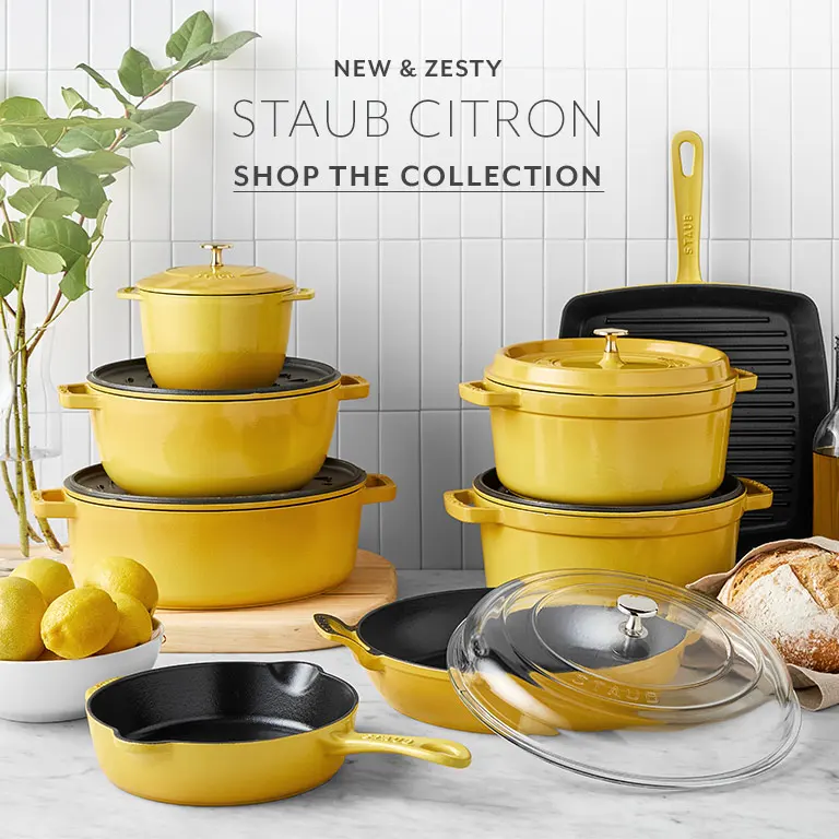 New & Zesty Staub Citron, shop the collection.