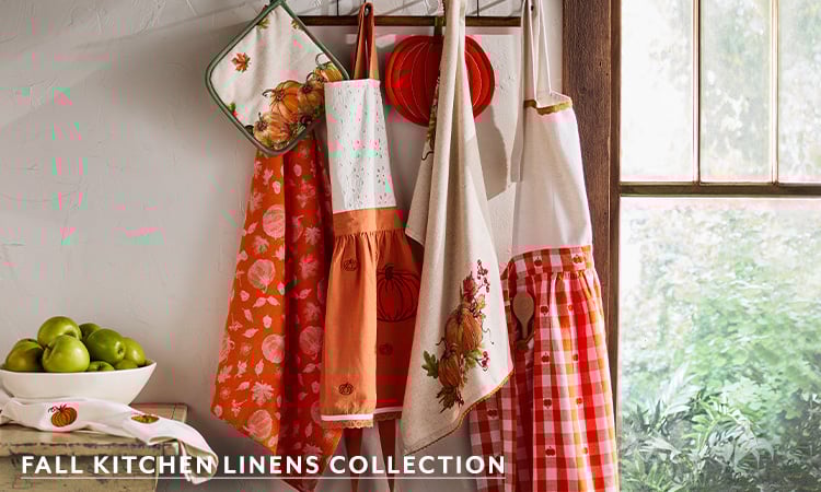 Fall Kitchen Linens Collection.