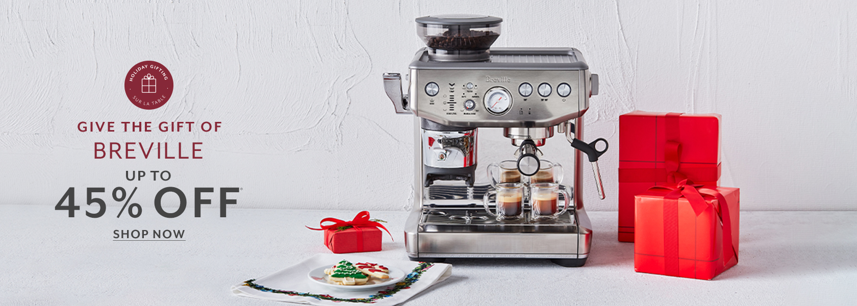 Give the gift of Breville up to 45% off, shop now.