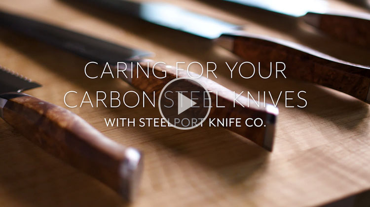 Steelport carbon steel knives