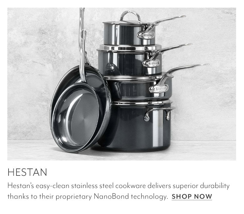 Hestan NanoBond Titanium Stainless Steel 10-Piece Cookware Set