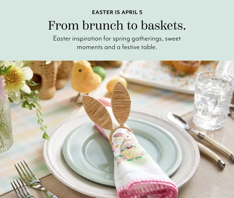 Easter is April 5, from brunch to baskets. Easter inspiration for spring gatherings, sweet moments and a festive table.