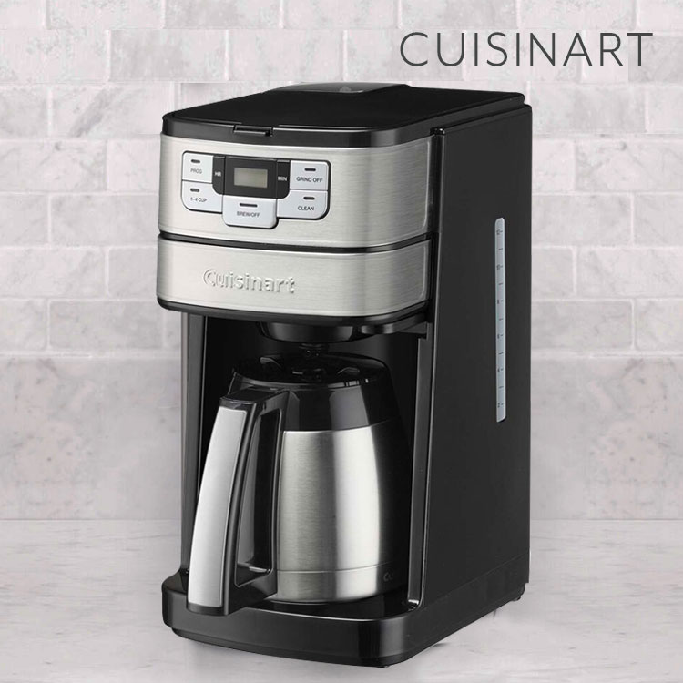 Cuisinart Automatic Grind & Brew 10-Cup Thermal Coffeemaker in stainless steel