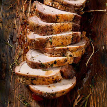 Cider Glazed Pork Tenderloin with Apple-Cranberry Chutney
