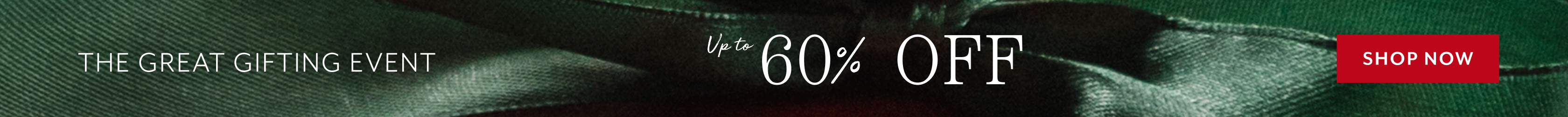 The Great Gifting Event up to 60% off, Shop Now.