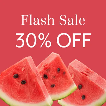Flash Sale 30% off