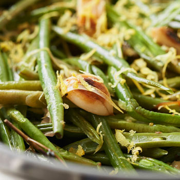 GREEN BEANS WITH LEMON & THYME