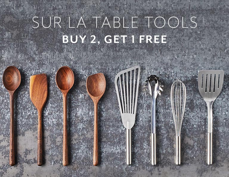 Sur La Table Tools buy 2, get 1 free.