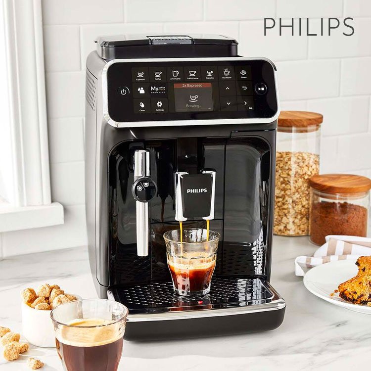 Phillips Coffee and Espresso machine in black