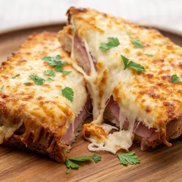 Croque Monsieur Ham & Cheese Sandwich