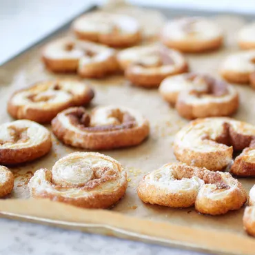 Pumpkin Spice and Sugar Palmiers