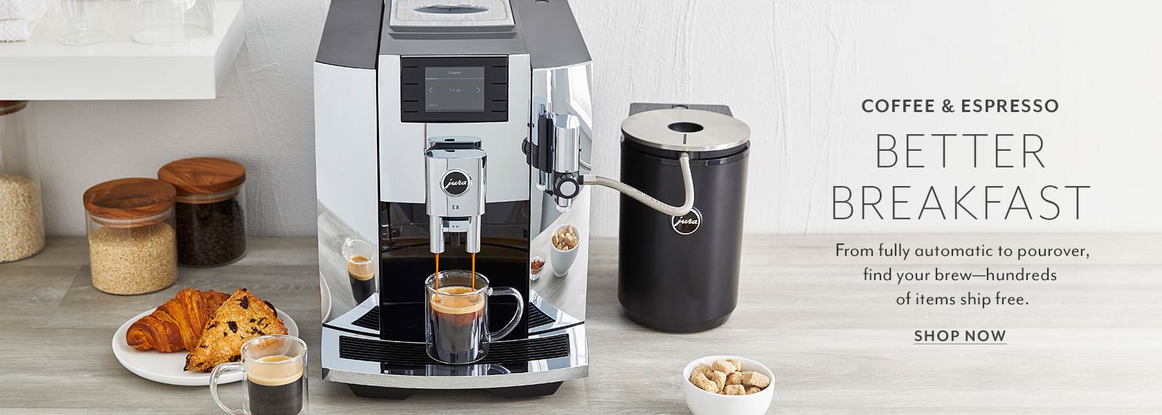 Coffee & Espresso. Better Breakfast. From fully automatic to pourover, find your brew-hundreds of items ship free.