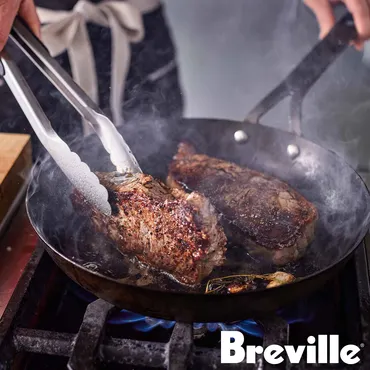 Garlic-Rosemary Steak with Red Wine Sauce