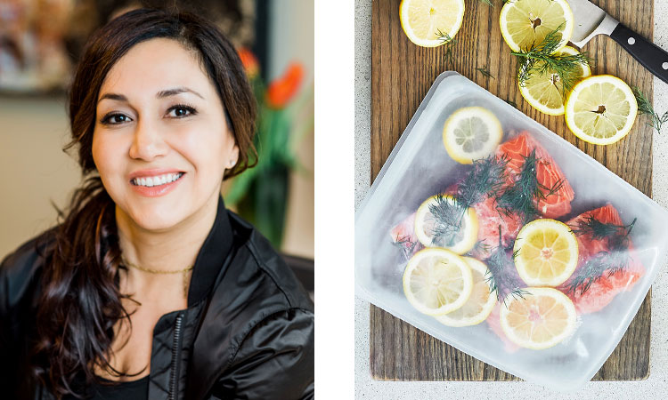 KAT NOURI and stasher silicone bags
