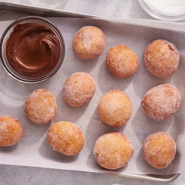 Homemade Filled Doughnuts cooking class, Tiramisu Donuts with Chocolate-Espresso Glaze