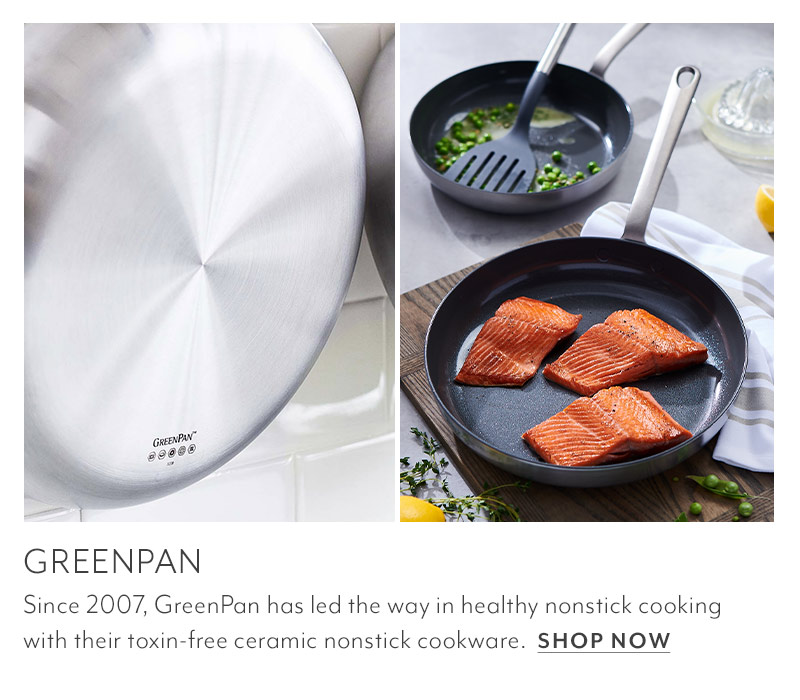 GreenPan Craft Steel nonstick skillets with Evershine finish