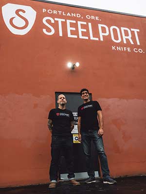 Steelport employees outside headquarters in Portland, OR