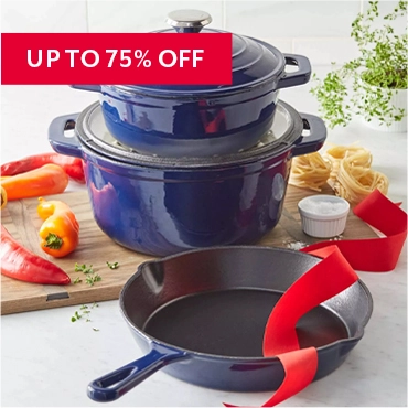 Sur La Table Cast Iron cookware set in blue up to 75% off