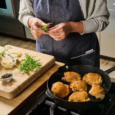 Pan-Roasted Chicken with Cognac Sauce