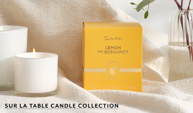 Sur La Table candle collection.
