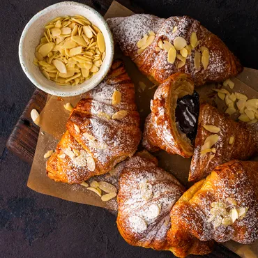Dark Chocolate Almond Croissant