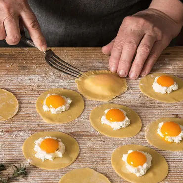 Egg Ravioli with Sage Brown Butter