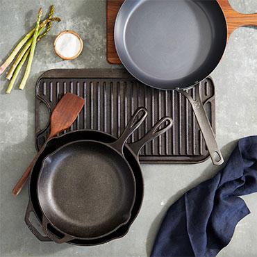 GIFTS UNDER $100, Lodge cast iron skillet, reversibile grill & griddle pan