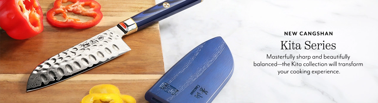 New Cangshan Kita series. Masterfully sharp and beautifully balanced the Kita collection will transform your cooking experience.