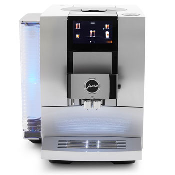 JURA Z10 Automatic Coffee Machine in aluminum white