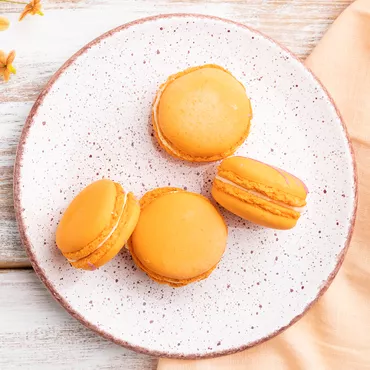 Orange Creamsicle Macarons