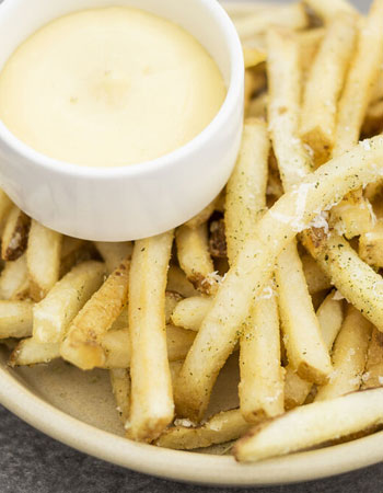 CLASSIC FRENCH FRIES WITH TRUFFLE MAYO