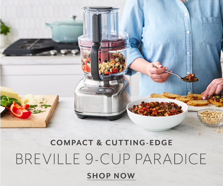 New Breville 9-cup Paradice food processor, shop now.