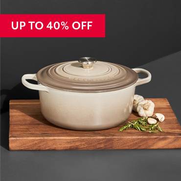 Le Creuset Nutmeg up to 40% off