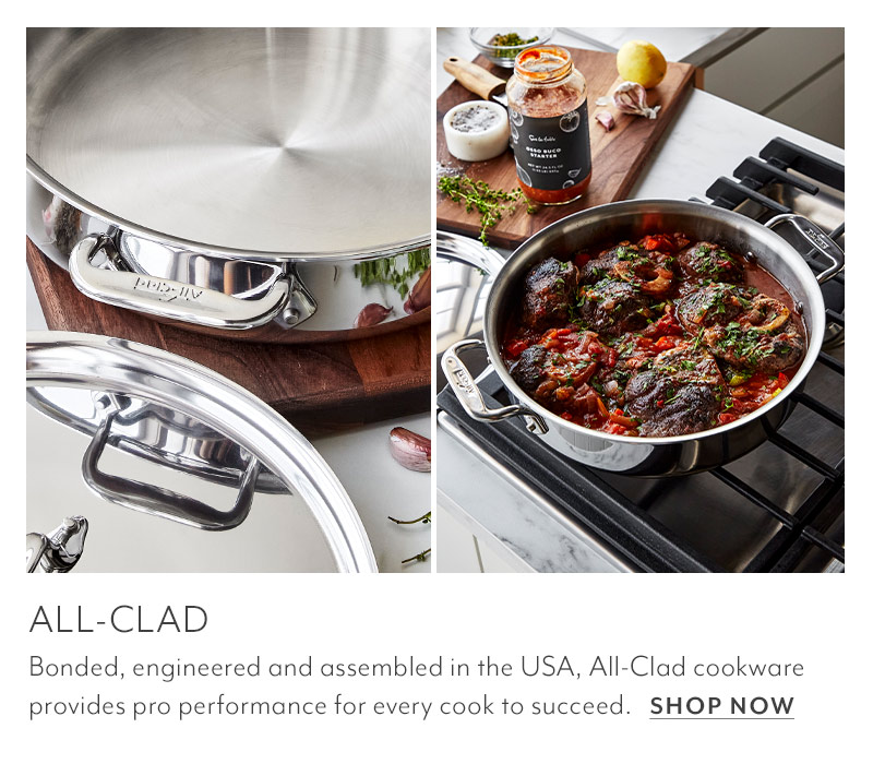 All-Clad Anniversary Casserole, 4 Qt in stainless steel with lid