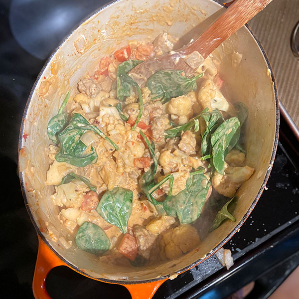 One-Pot Chicken Sausage and Veggie Dish