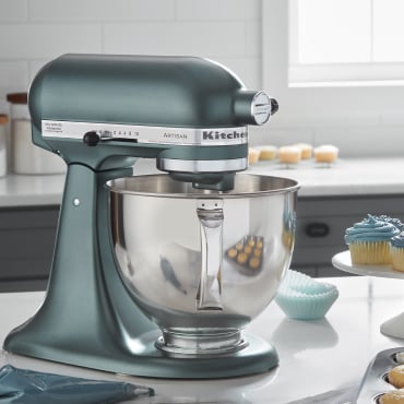 KitchenAid Artisan stand mixer in juniper green color