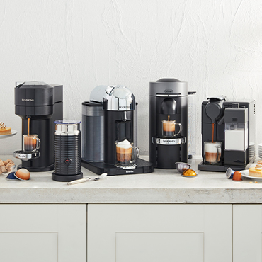 Nespresso coffee and espresso machines